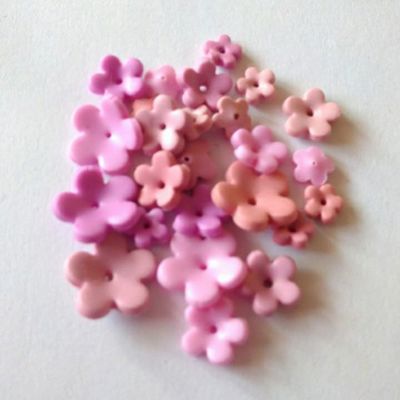 Småblommor - 25 st rosa