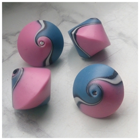Biconeformad - rosa/blå 